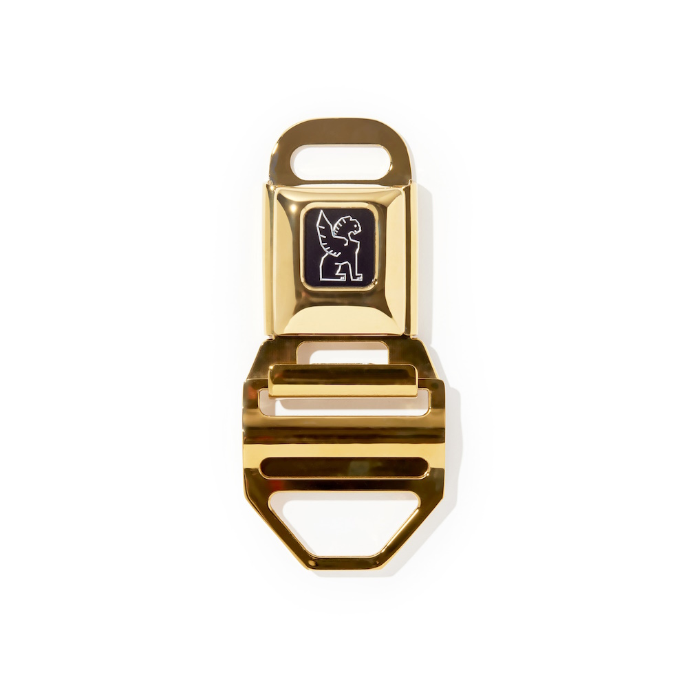 CHROME SEATBELT BUCKLE L